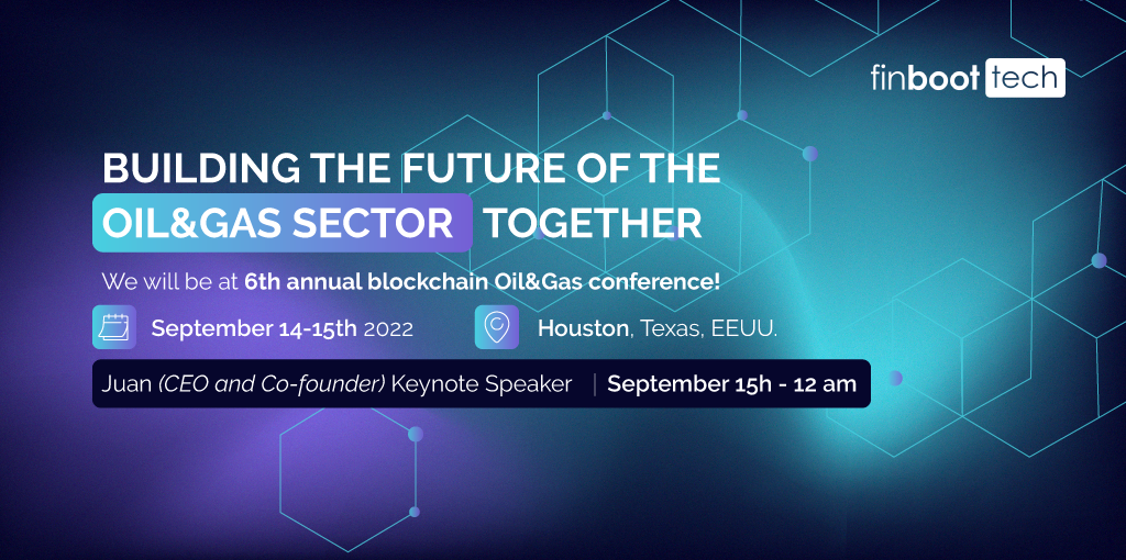 Finboot announces participation in the 6th Annual Blockchain in Oil & Gas Conference